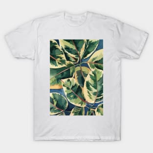 Ficus Leaves Illustration T-Shirt